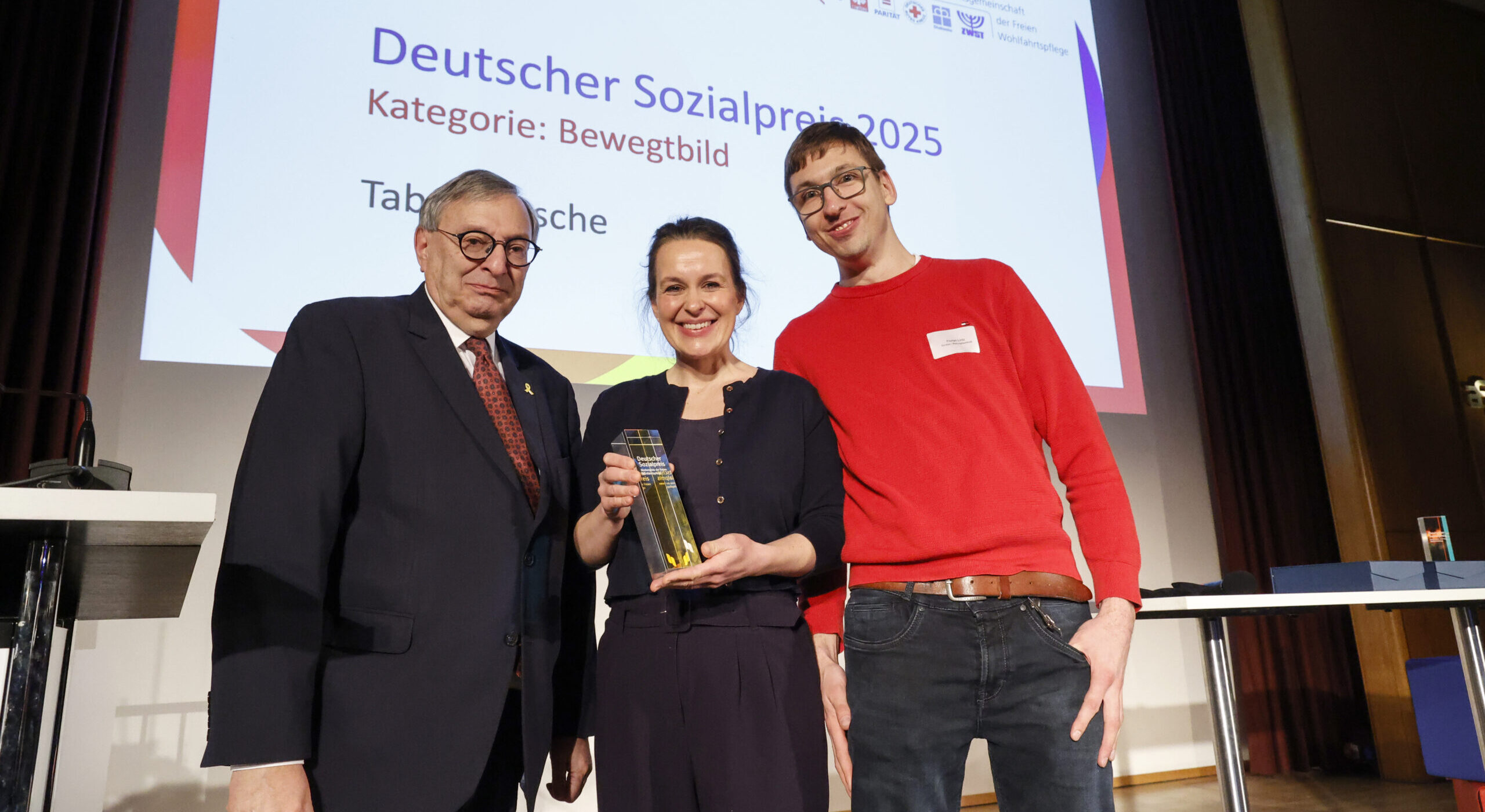 Tabea Hosche Auszeichnung mit dem Deutscher Sozialpreis 2025 Kategorie Bewegtbild Bundesarbeitsgemeinschaft der Freien Wohlfahrtspflege